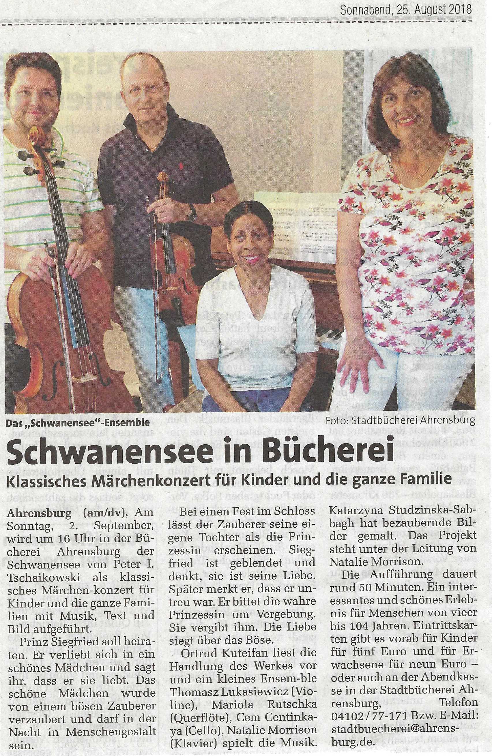 Ensemble um Nathalie Morrison