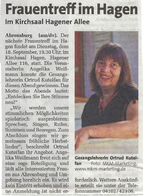 Frauentreff im Hagen